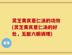 灵芝黄芪薏仁汤的功效(灵芝黄芪薏仁汤的好处，五脏六腑调理)