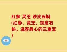 红参 灵芝 铁皮石斛(红参、灵芝、铁皮石斛，滋养身心的三重宝)