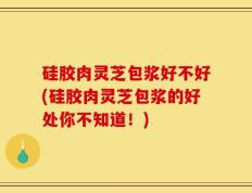 硅胶肉灵芝包浆好不好(硅胶肉灵芝包浆的好处你不知道！)