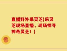 直播野外采灵芝(采灵芝现场直播，现场探寻神奇灵芝！)