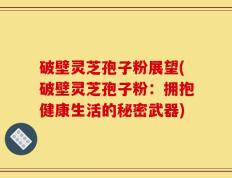 破壁灵芝孢子粉展望(破壁灵芝孢子粉：拥抱健康生活的秘密武器)