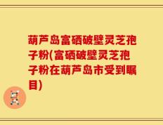 葫芦岛富硒破壁灵芝孢子粉(富硒破壁灵芝孢子粉在葫芦岛市受到瞩目)