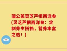 蒲公英灵芝芦根西洋参(灵芝芦根西洋参：定制养生搭档，营养丰富之选！)