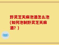 野灵芝天麻泡酒怎么泡(如何泡制野灵芝天麻酒？)