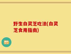 野生白灵芝吃法(白灵芝食用指南)