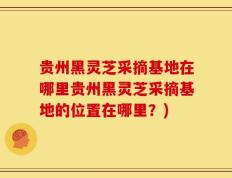 贵州黑灵芝采摘基地在哪里贵州黑灵芝采摘基地的位置在哪里？)