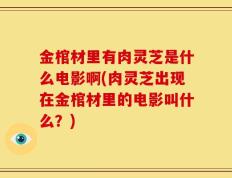 金棺材里有肉灵芝是什么电影啊(肉灵芝出现在金棺材里的电影叫什么？)