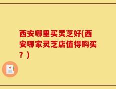 西安哪里买灵芝好(西安哪家灵芝店值得购买？)