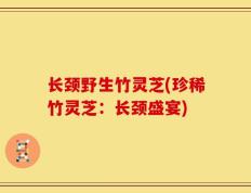 长颈野生竹灵芝(珍稀竹灵芝：长颈盛宴)