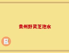 贵州野灵芝泡水