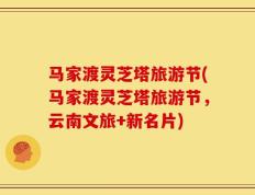 马家渡灵芝塔旅游节(马家渡灵芝塔旅游节，云南文旅+新名片)