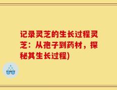 记录灵芝的生长过程灵芝：从孢子到药材，探秘其生长过程)