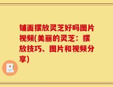 铺面摆放灵芝好吗图片视频(美丽的灵芝：摆放技巧、图片和视频分享)