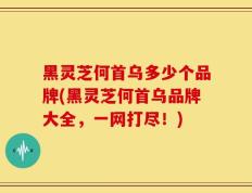 黑灵芝何首乌多少个品牌(黑灵芝何首乌品牌大全，一网打尽！)