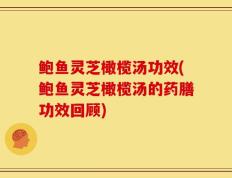 鲍鱼灵芝橄榄汤功效(鲍鱼灵芝橄榄汤的药膳功效回顾)