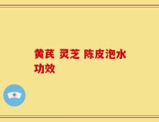 黄芪 灵芝 陈皮泡水功效
