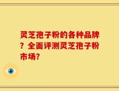 灵芝孢子粉的各种品牌？全面评测灵芝孢子粉市场？