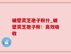 破壁灵芝孢子粉什_破壁灵芝孢子粉：高效吸收