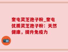 奎屯灵芝孢子粉_奎屯优质灵芝孢子粉：天然健康，提升免疫力