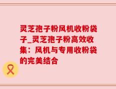 灵芝孢子粉风机收粉袋子_灵芝孢子粉高效收集：风机与专用收粉袋的完美结合