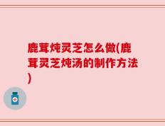 鹿茸炖灵芝怎么做(鹿茸灵芝炖汤的制作方法)