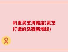 附近灵芝洗鞋店(灵芝打造的洗鞋新地标)