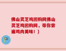 佛山灵芝鸡团购网佛山灵芝鸡团购网，带你尝遍鸡肉美味！)