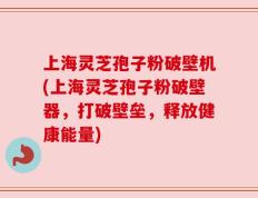 上海灵芝孢子粉破壁机(上海灵芝孢子粉破壁器，打破壁垒，释放健康能量)