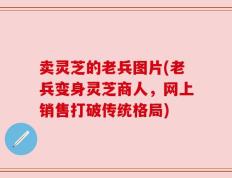 卖灵芝的老兵图片(老兵变身灵芝商人，网上销售打破传统格局)
