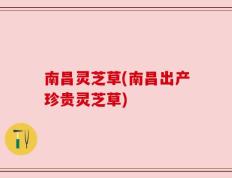 南昌灵芝草(南昌出产珍贵灵芝草)