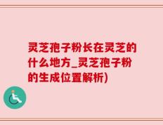 灵芝孢子粉长在灵芝的什么地方_灵芝孢子粉的生成位置解析)