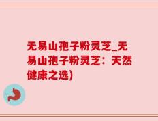 无易山孢子粉灵芝_无易山孢子粉灵芝：天然健康之选)