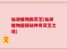 仙湖植物园灵芝(仙湖植物园探秘神奇灵芝之境)