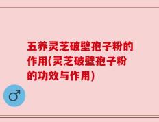 五养灵芝破壁孢子粉的作用(灵芝破壁孢子粉的功效与作用)