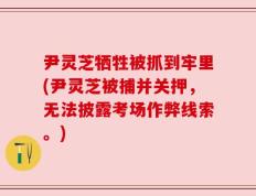 尹灵芝牺牲被抓到牢里(尹灵芝被捕并关押，无法披露考场作弊线索。)
