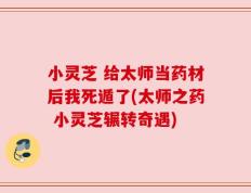 小灵芝 给太师当药材后我死遁了(太师之药 小灵芝辗转奇遇)