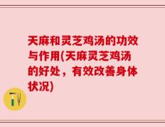 天麻和灵芝鸡汤的功效与作用(天麻灵芝鸡汤的好处，有效改善身体状况)