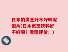 日本的灵芝好不好喝呢图片(日本灵芝饮料好不好喝？看图评价！)
