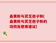 桑黄粉与灵芝孢子粉(桑黄粉与灵芝孢子粉的功效及使用建议)