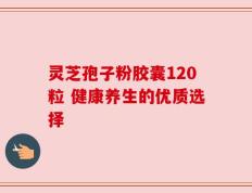 灵芝孢子粉胶囊120粒 健康养生的优质选择