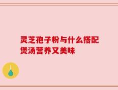 灵芝孢子粉与什么搭配煲汤营养又美味