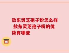 敖东灵芝孢子粉怎么样 敖东灵芝孢子粉的优势有哪些