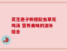 灵芝孢子粉搭配虫草花鸡汤 营养美味的滋补组合