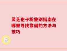 灵芝孢子粉鉴别指南在哪里寻找靠谱的方法与技巧