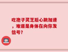 吃孢子灵芝后心跳加速，难道是身体在向你发信号？
