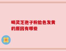 喝灵芝孢子粉脸色发黄的原因有哪些