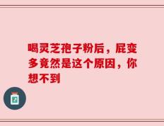 喝灵芝孢子粉后，屁变多竟然是这个原因，你想不到