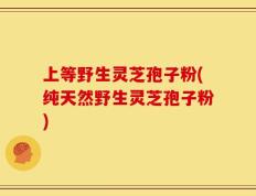 上等野生灵芝孢子粉(纯天然野生灵芝孢子粉)