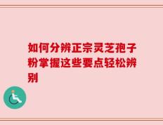 如何分辨正宗灵芝孢子粉掌握这些要点轻松辨别