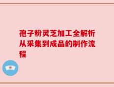 孢子粉灵芝加工全解析从采集到成品的制作流程